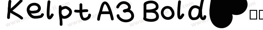 Kelpt A3 Bold字体转换